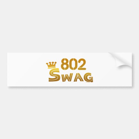 802 Vermont Swag Autoaufkleber (Vorne)