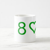 802 White 11 oz Classic White Tasse (Mittel)