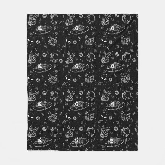 808 Alien pauschal Fleecedecke (Vorderseite)