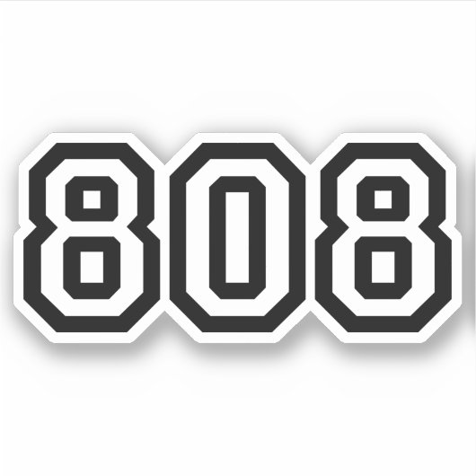 808 AUFKLEBER (Vorderseite)
