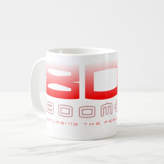 808 BoomBap (rot) Kaffeetasse (Vorderseite Links)