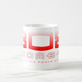 808 BoomBap (rot) Kaffeetasse (Mittel)