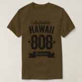 808 Hawaii Area Code Authentic TShirt 4 (Design vorne)
