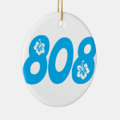 808 Hawaii Postleitzahl Keramikornament (Rechts)