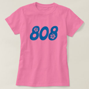 808 Hawaii Postleitzahl T-Shirt