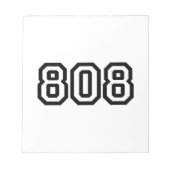 808 NOTIZBLOCK (Vorderseite)