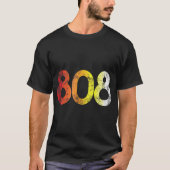 808 Retro Style Roland Electronic Drum Machine Shi T-Shirt (Vorderseite)