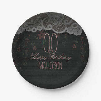 80. 85. 90. 91. 92. 97. 98. 99. Geburtstag Pappteller