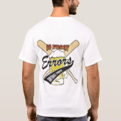 80 Beweis-Fehler-Softball Jersey T-Shirt (Rückseite)