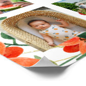 80 Dinge, die wir über Sie Liebe Orange-Blume Poster (Ecke)