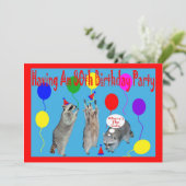 80 EINLADUNG (Stehend Vorderseite)