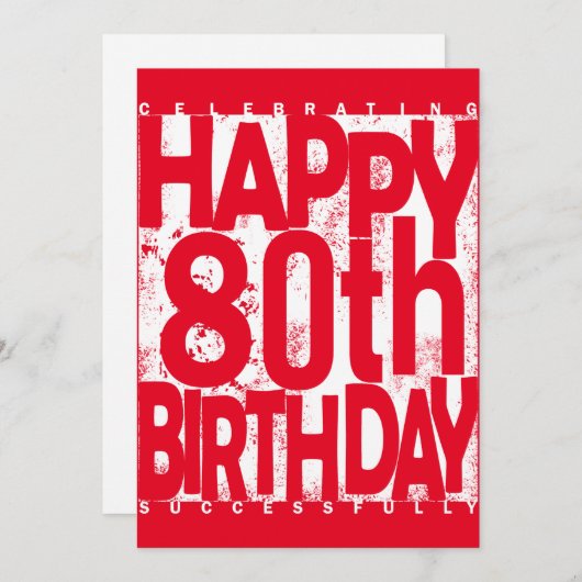 80. EINLADUNG (Vorne/Hinten)