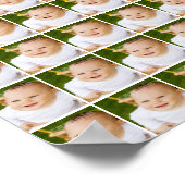 80 Einzelfoto Collage Personalisiert Poster (Ecke)