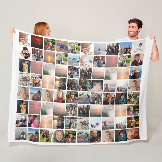 80 Einzigartige Fotos oder Ihre Bilder oder Zitate Fleecedecke (Beispiel)