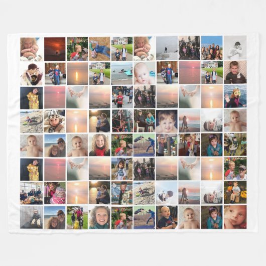 80 Einzigartige Fotos oder Ihre Bilder oder Zitate Fleecedecke (Vorderseite (Horizontal))