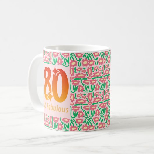 80. & Fabulous Kaffeetasse (Vorderseite Links)