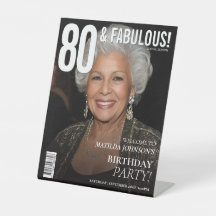 80 Fabulous Magazine Cover 80. Geburtstag 