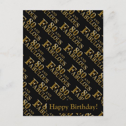 80. FEIERTAGSPOSTKARTE (Vorderseite)