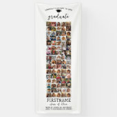 80 Foto Collage Abschluss Moderner Minimal Weiß Banner (Vertikal)