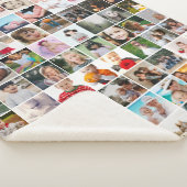 80 FotoCollage Einzigartiges Personalisiertes DIY Sherpadecke (3/4)