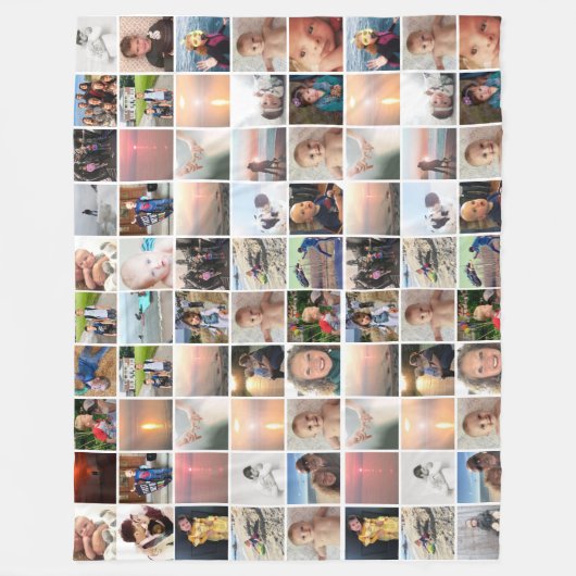 80 Fotos oder Ihre Bilder oder Zitate Alles Fleecedecke (Vorderseite)