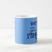80. Geburtstag1934 Vintager Brew oder irgendein Kaffeetasse (Mittel)