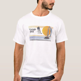 80. Geburtstag 1941 80 Jahre alter Vintager Retro- T-Shirt