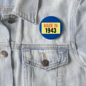 80. Geburtstag, 1943, 80 Jahre alt Button (Beispiel)