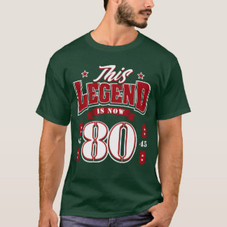 80. Geburtstag 1945 Legende 80 Jahre Retro T-Shirt