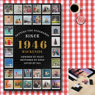 80. Geburtstag 1946 Familien Erinnerungen Foto-Col Puzzle