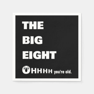80. Geburtstag Alt Witz Serviette