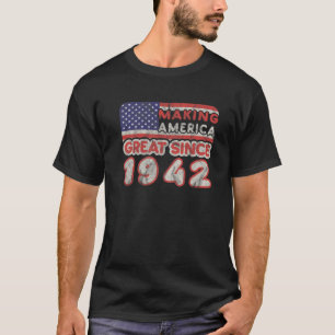 80. Geburtstag Amerika großartig 1942 T-Shirts Vin