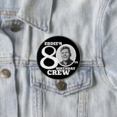 80. Geburtstag Crew benutzerdefiniertes Foto und N Button (Beispiel)