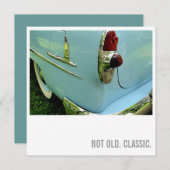 80. Geburtstag Einladungen - nicht alt. klassisch (Vorne/Hinten)