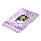 80. Geburtstag Einladungs-Foto-Magnete Magnet (Linke Seite)