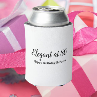 80. Geburtstag elegant bei 80 Personalize Dosenkühler