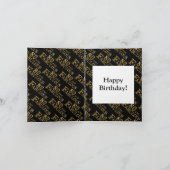 80. Geburtstag Feiertagskarte (Innenseite)