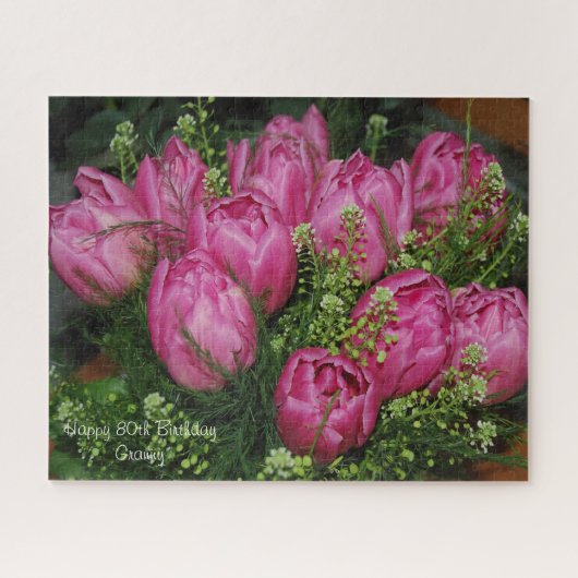 80. Geburtstag Granny. Puzzle (Horizontal)