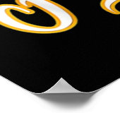 80. Geburtstag High Heel Schuhe Krone Diamond Poster (Ecke)