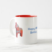 80. Geburtstag Kaffeepause Tasse (Vorderseite Links)