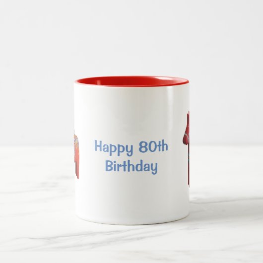 80. Geburtstag Kaffeepause Tasse (Mittel)