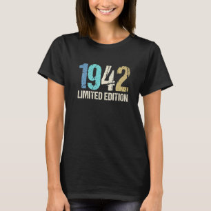 80. Geburtstag Ladys Mens 80 Jahre 1942 15 T-Shirt