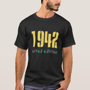 80. Geburtstag Ladys Mens 80 Jahre 1942 30 T-Shirt