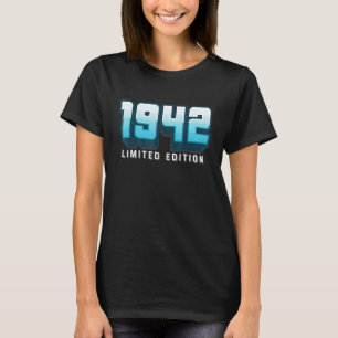 80. Geburtstag Ladys Mens 80 Jahre 1942 33 T-Shirt