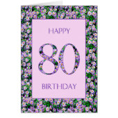 80. Geburtstag Lila Daisies (Vorne)