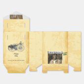 80. Geburtstag 🎉 Monogramm Geschenkschachtel (Ungefaltet)