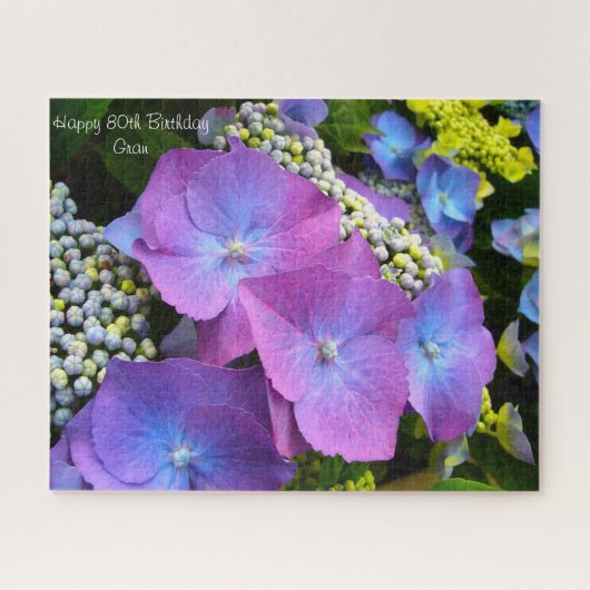 80. Geburtstag Oma. Puzzle (Horizontal)