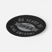 80. Geburtstag Phantastisch 1944 Pappteller (Schrägansicht)