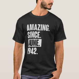 80. Geburtstag Phantastisch seit Juni 1944 T-Shirt