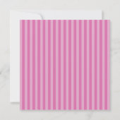 80. Geburtstag Pink Hydrangeas Einladung (Rückseite)